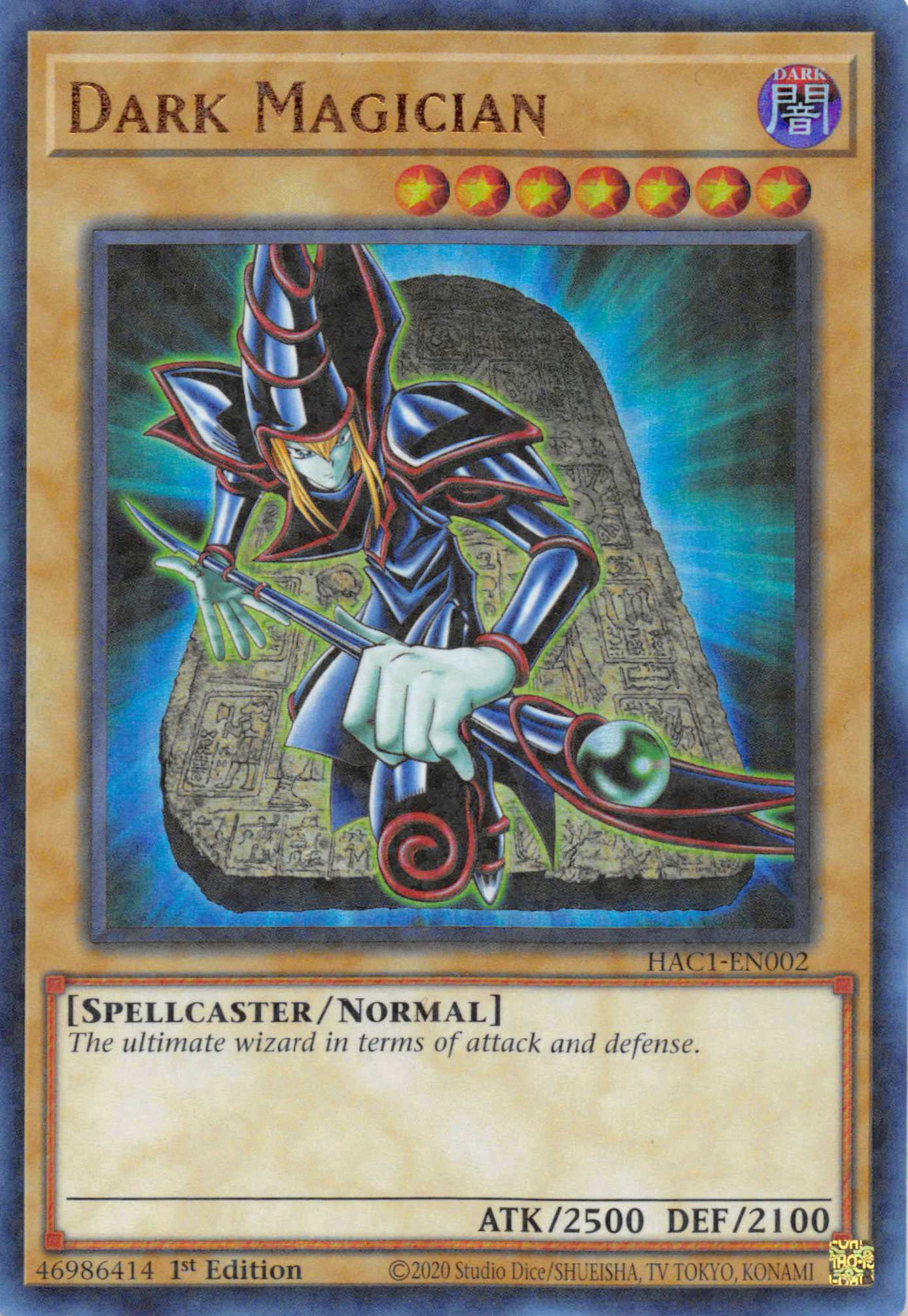 Dark Magician (Duel Terminal) [HAC1-EN002] Parallel Rare | Gamers Paradise