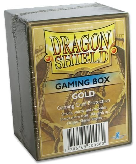 Dragon Shield: Strongbox - Gold (Gaming Box) | Gamers Paradise