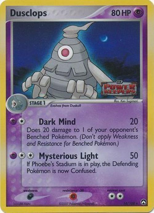 Dusclops (14/108) (Stamped) [EX: Power Keepers] | Gamers Paradise