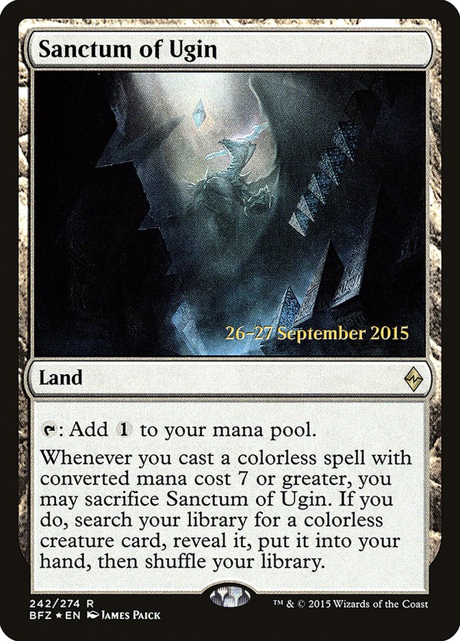Sanctum of Ugin [Battle for Zendikar Prerelease Promos] | Gamers Paradise