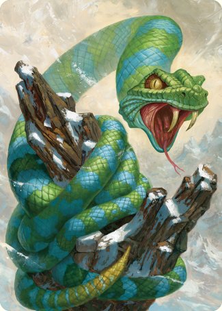 Ohran Frostfang Art Card [Commander Masters Art Series] | Gamers Paradise
