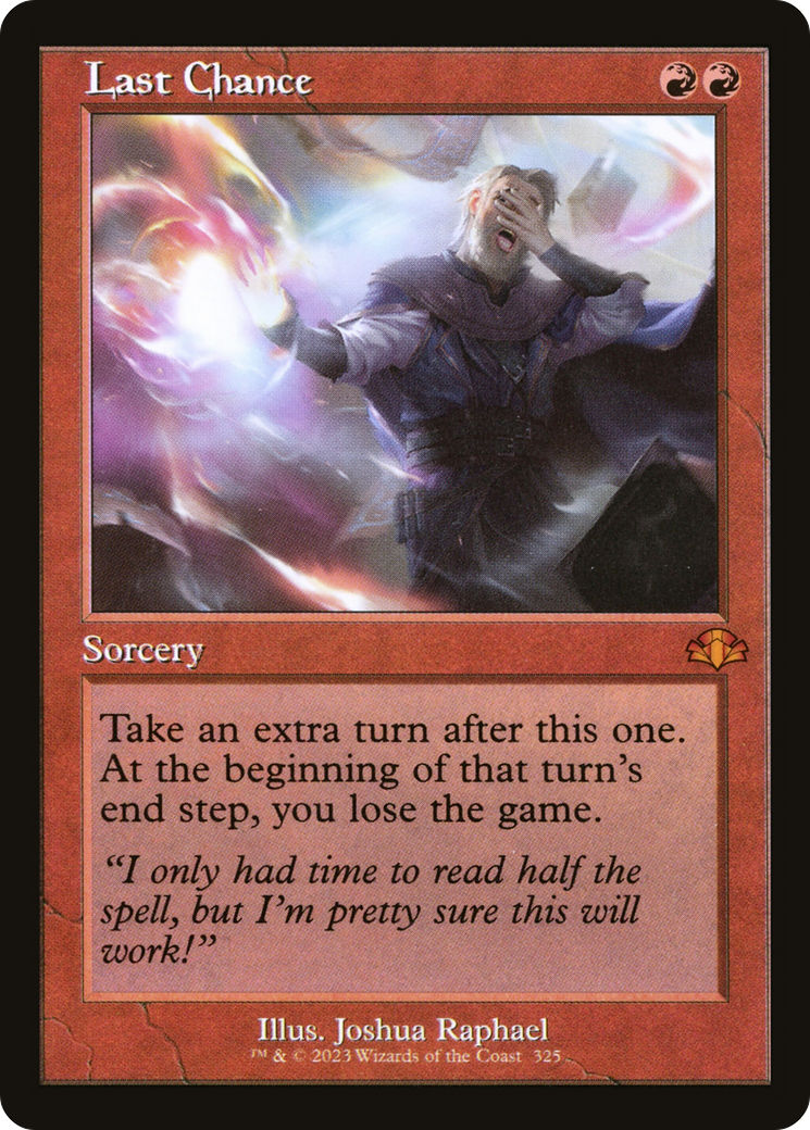 Last Chance (Retro) [Dominaria Remastered] | Gamers Paradise