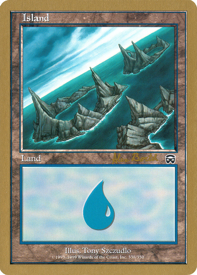 Island (ab338a) (Alex Borteh) [World Championship Decks 2001] | Gamers Paradise