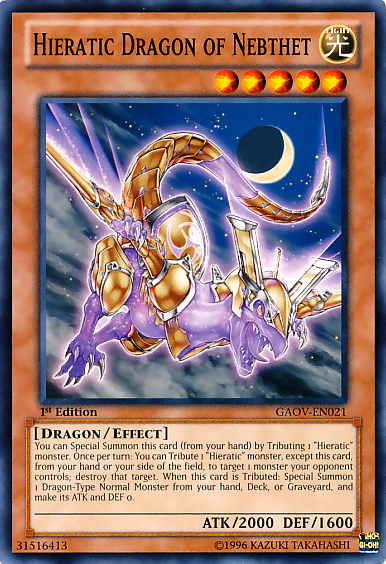 Hieratic Dragon of Nebthet [GAOV-EN021] Common | Gamers Paradise