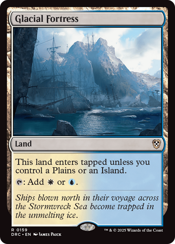 Glacial Fortress [Aetherdrift Commander] | Gamers Paradise