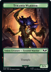Tyranid (17) // Tyranid Warrior Double-Sided Token [Warhammer 40,000 Tokens] | Gamers Paradise