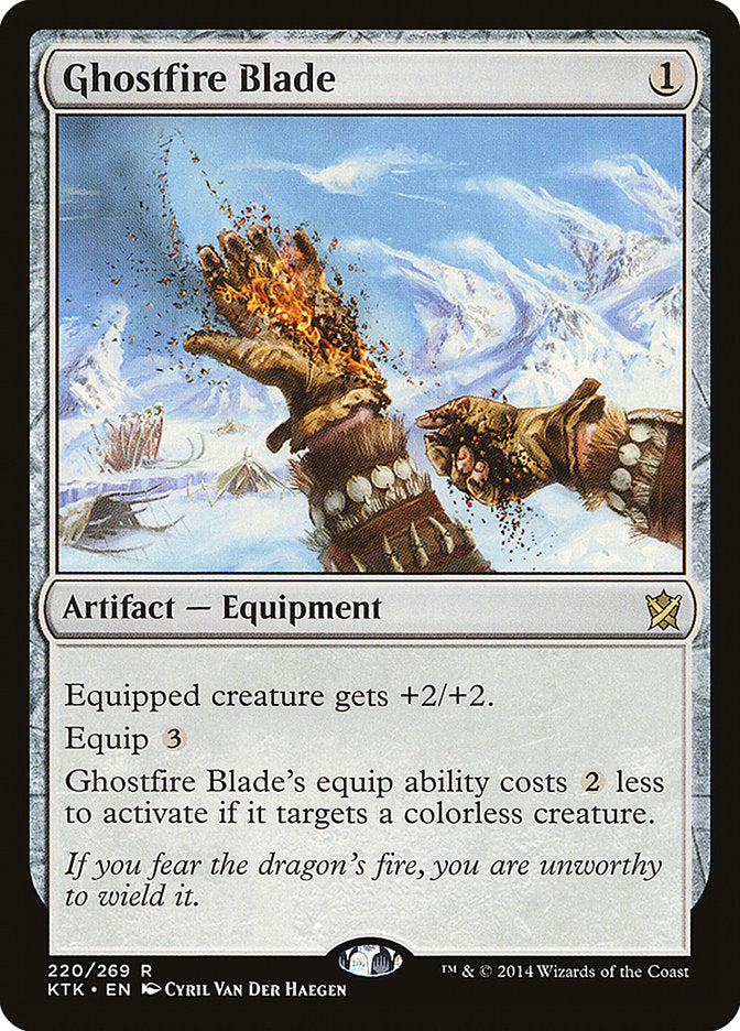 Ghostfire Blade [Khans of Tarkir] | Gamers Paradise