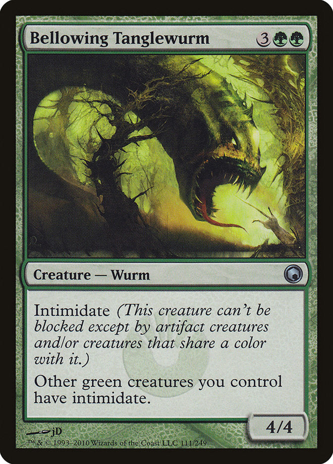 Bellowing Tanglewurm [Scars of Mirrodin] | Gamers Paradise