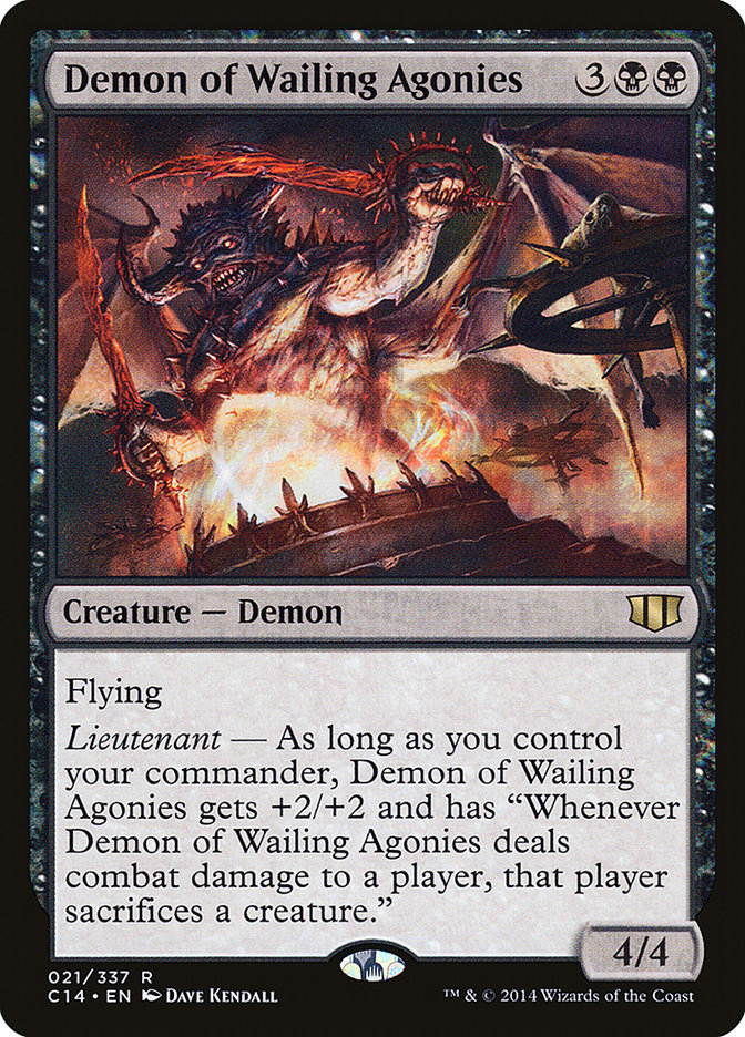 Demon of Wailing Agonies [Commander 2014] | Gamers Paradise