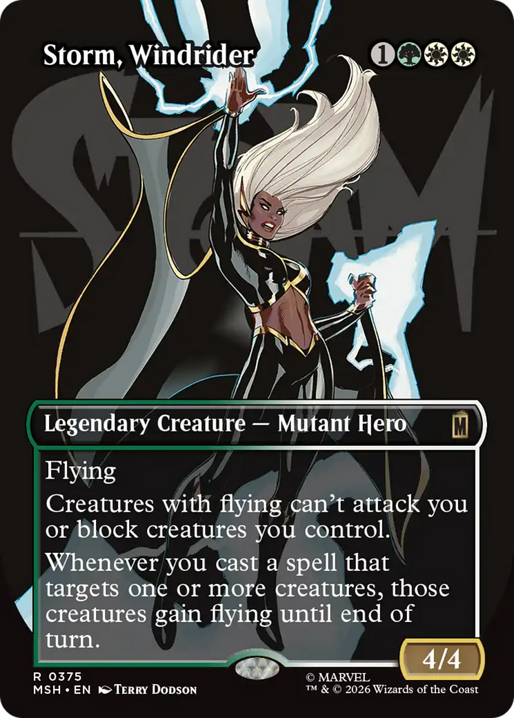 Storm, Windrider (Borderless) [Marvel Super Heroes] | Gamers Paradise