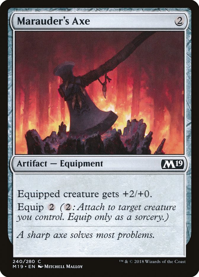 Marauder's Axe [Core Set 2019] | Gamers Paradise
