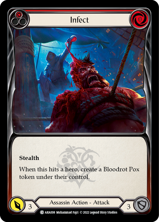 Infect (Red) [ARA008] (Outsiders Arakni Blitz Deck) | Gamers Paradise