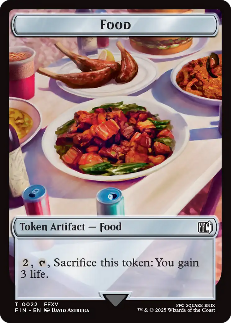 Hero (0004) // Food Double-Sided Token [FINAL FANTASY Tokens] | Gamers Paradise