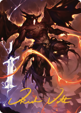 Balor Art Card (Gold-Stamped Signature) [Commander Legends: Battle for Baldur's Gate Art Series] | Gamers Paradise