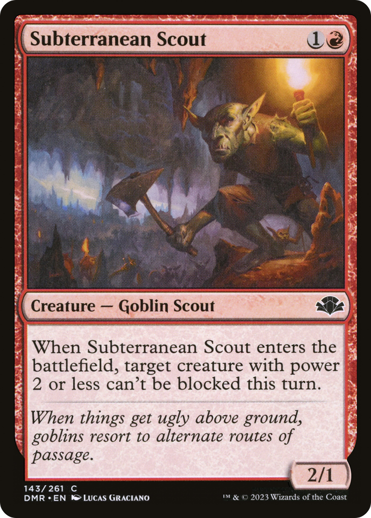 Subterranean Scout [Dominaria Remastered] | Gamers Paradise