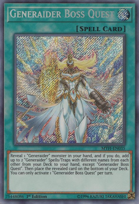 Generaider Boss Quest [MYFI-EN035] Secret Rare | Gamers Paradise