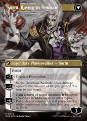 Sorin of House Markov // Sorin, Ravenous Neonate (Borderless) (Textured Foil) [Modern Horizons 3] | Gamers Paradise