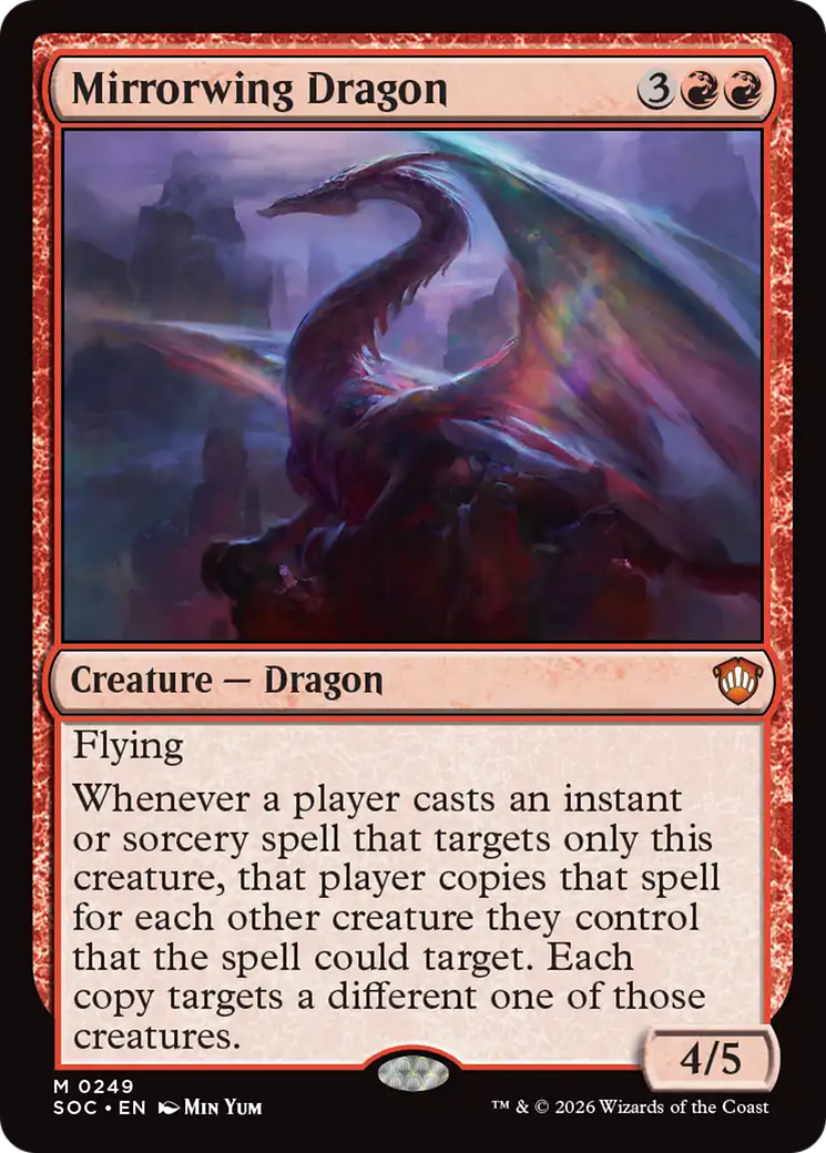 Mirrorwing Dragon [Secrets of Strixhaven Commander] | Gamers Paradise