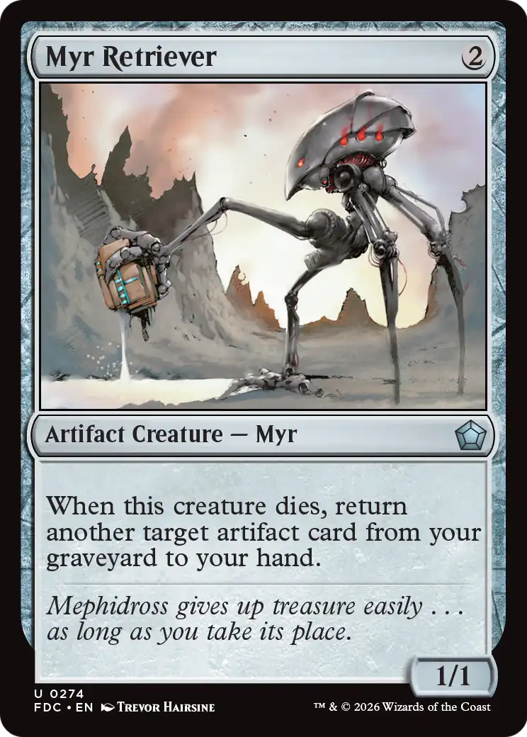 Myr Retriever [Foundations Commander] | Gamers Paradise