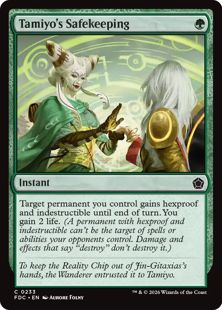 Tamiyo's Safekeeping [Foundations Commander] | Gamers Paradise