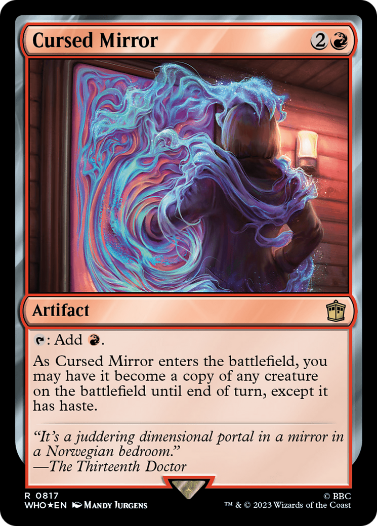 Cursed Mirror (Surge Foil) [Doctor Who] | Gamers Paradise