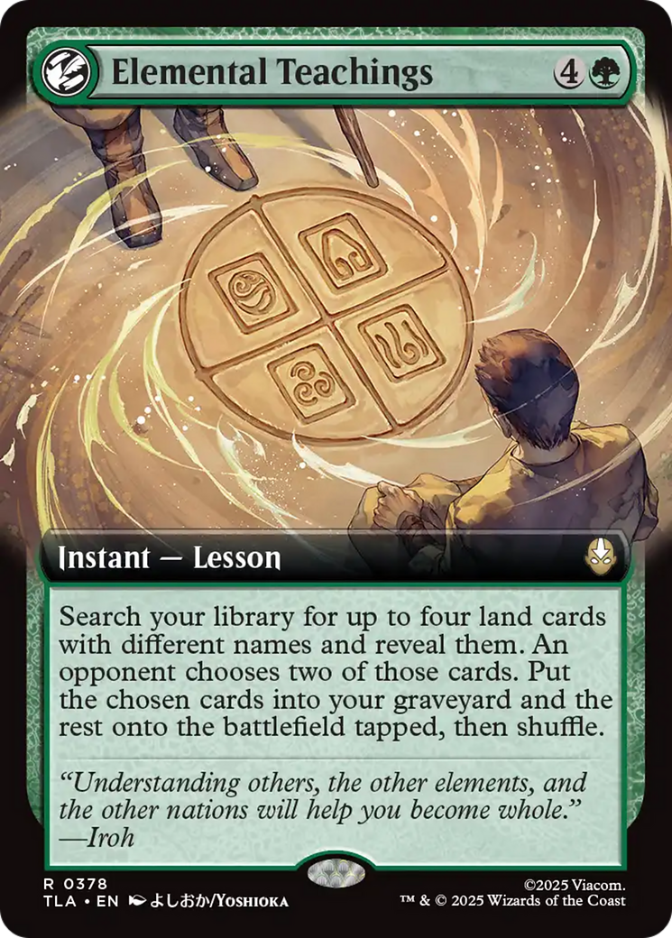 Elemental Teachings (Extended Art) [Avatar: The Last Airbender] | Gamers Paradise