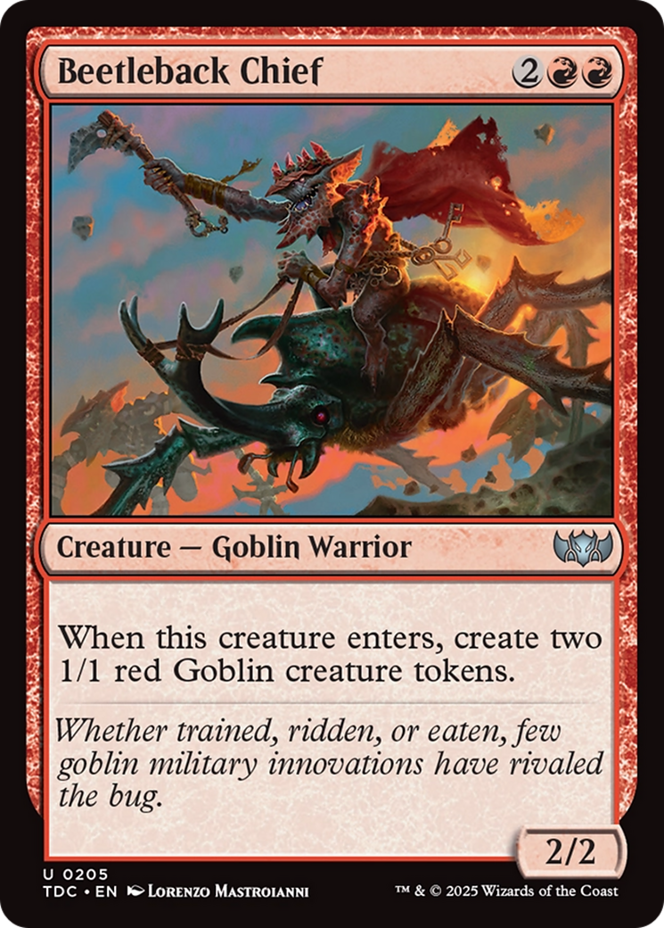 Beetleback Chief [Tarkir: Dragonstorm Commander] | Gamers Paradise