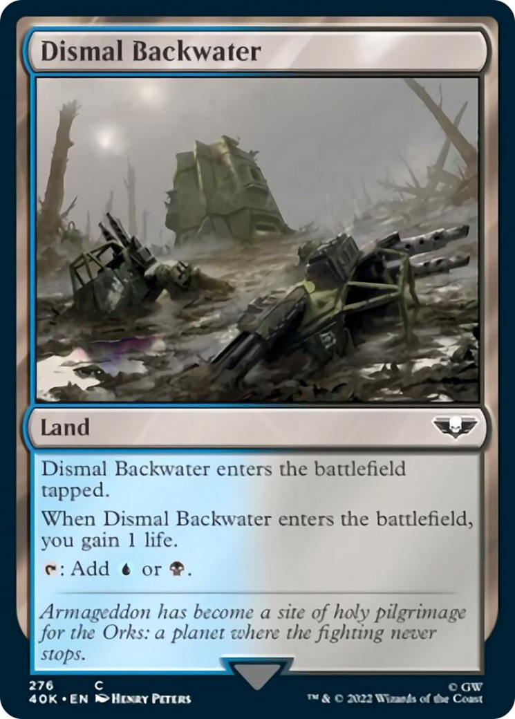 Dismal Backwater (Surge Foil) [Warhammer 40,000] | Gamers Paradise