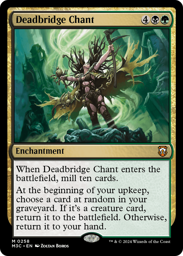 Deadbridge Chant (Ripple Foil) [Modern Horizons 3 Commander] | Gamers Paradise