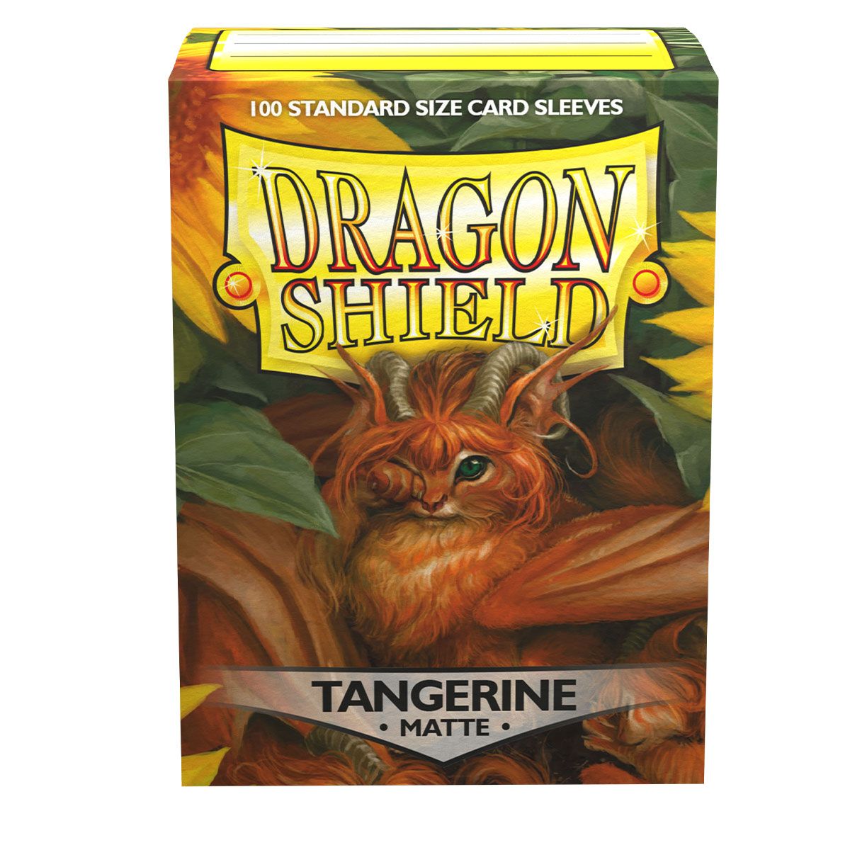 Dragon Shield: Standard 100ct Sleeves - Tangerine (Matte) | Gamers Paradise