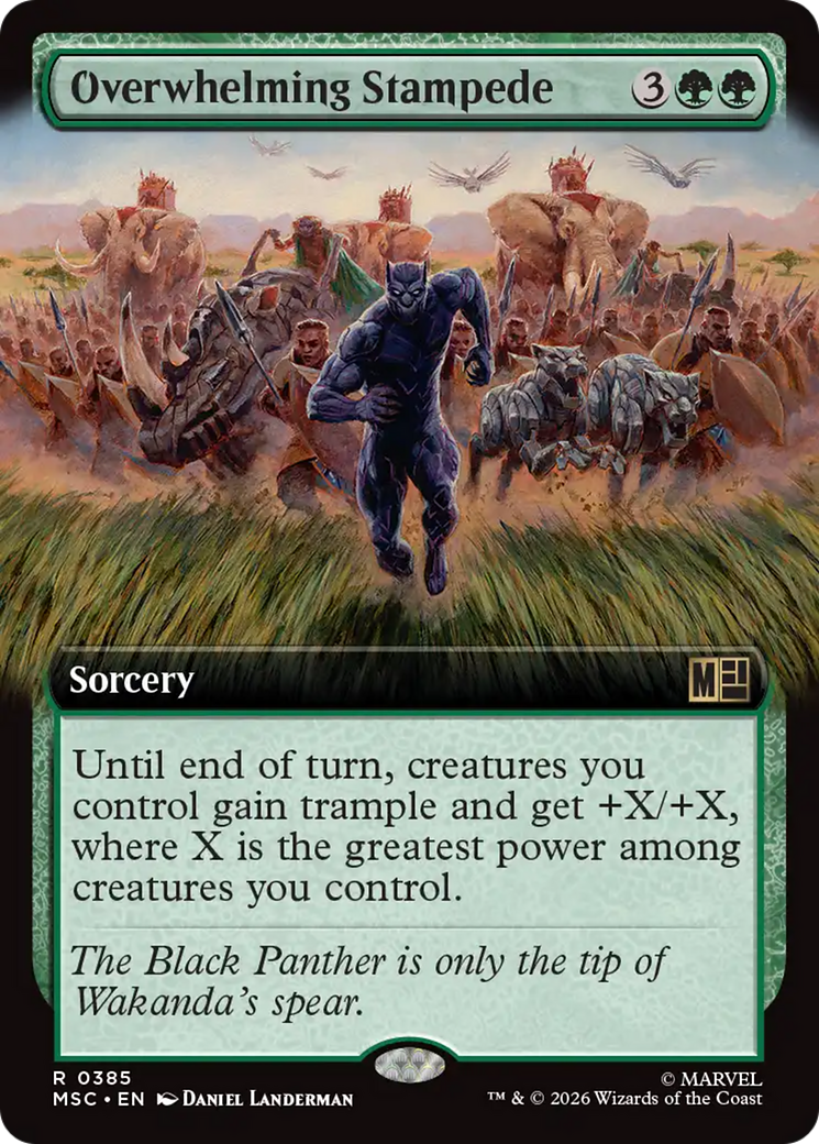 Overwhelming Stampede (Extended Art) [Marvel Super Heroes Commander] | Gamers Paradise