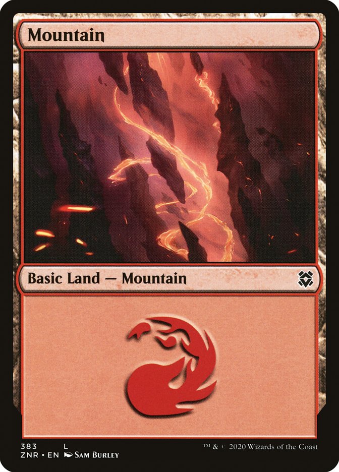 Mountain (383) [Zendikar Rising] | Gamers Paradise