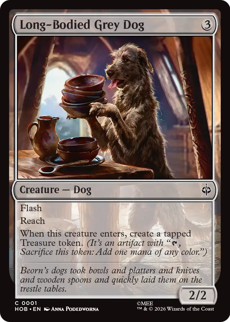 Long-Bodied Grey Dog [The Hobbit] | Gamers Paradise