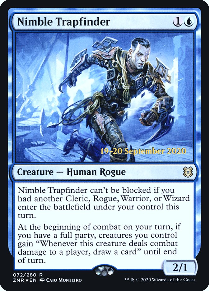 Nimble Trapfinder [Zendikar Rising Prerelease Promos] | Gamers Paradise
