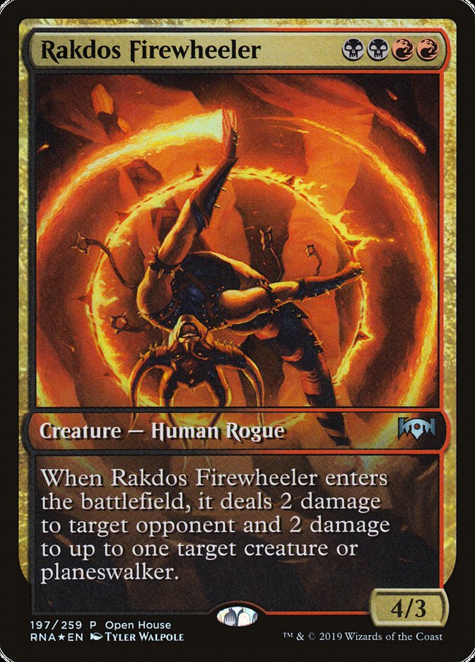 Rakdos Firewheeler (Open House) (Extended Art) [Ravnica Allegiance Promos] | Gamers Paradise