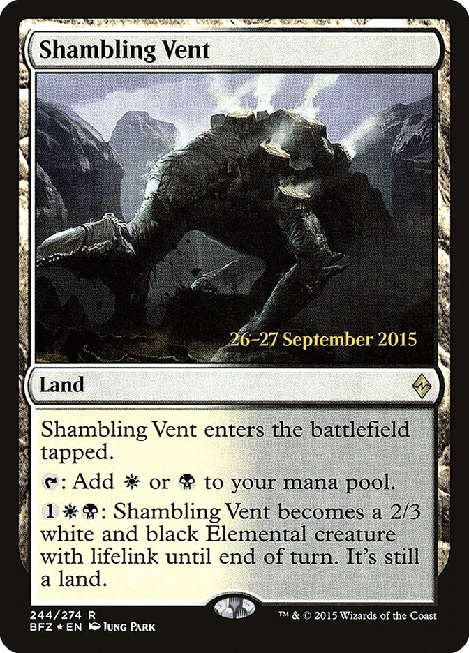 Shambling Vent [Battle for Zendikar Prerelease Promos] | Gamers Paradise