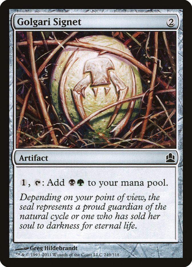 Golgari Signet [Commander 2011] | Gamers Paradise