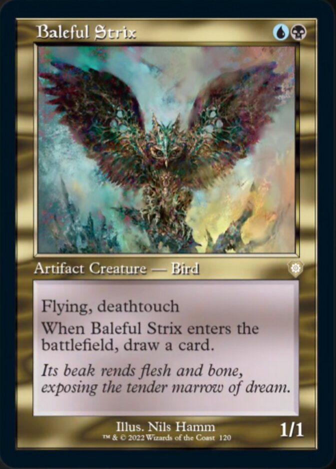 Baleful Strix (Retro) [The Brothers' War Commander] | Gamers Paradise
