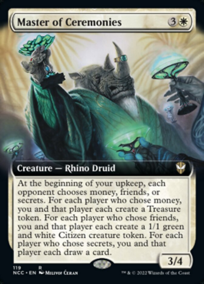 Master of Ceremonies (Extended Art) [Streets of New Capenna Commander] | Gamers Paradise