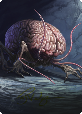 Intellect Devourer Art Card (Gold-Stamped Signature) [Commander Legends: Battle for Baldur's Gate Art Series] | Gamers Paradise