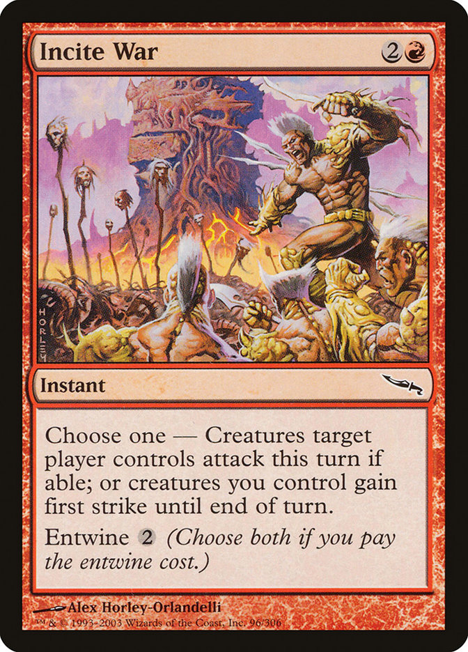 Incite War [Mirrodin] | Gamers Paradise