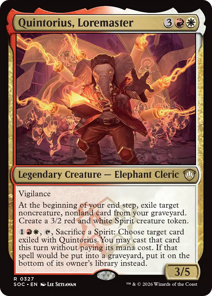 Quintorius, Loremaster [Secrets of Strixhaven Commander] | Gamers Paradise