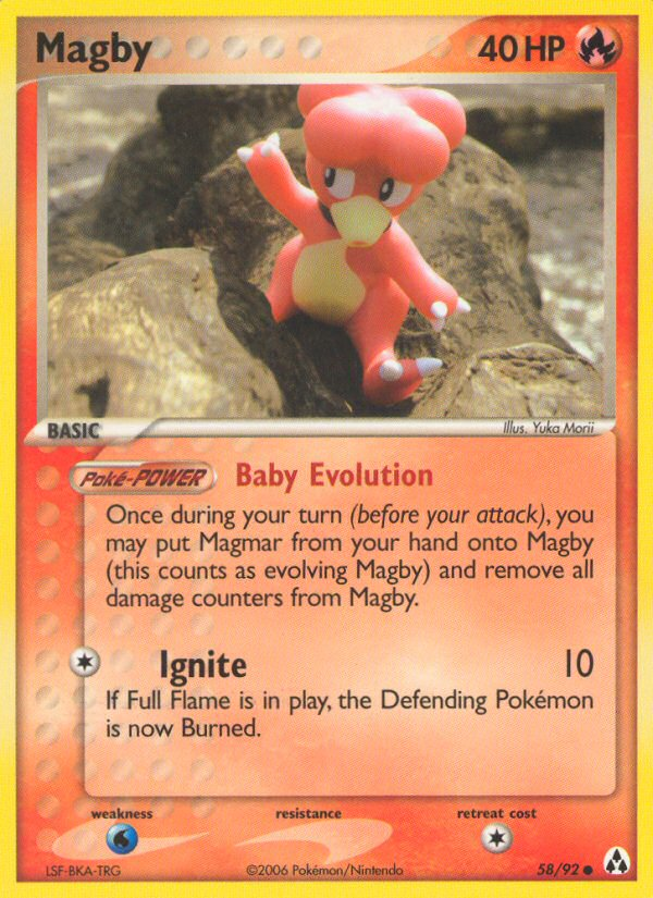 Magby (58/92) [EX: Legend Maker] | Gamers Paradise
