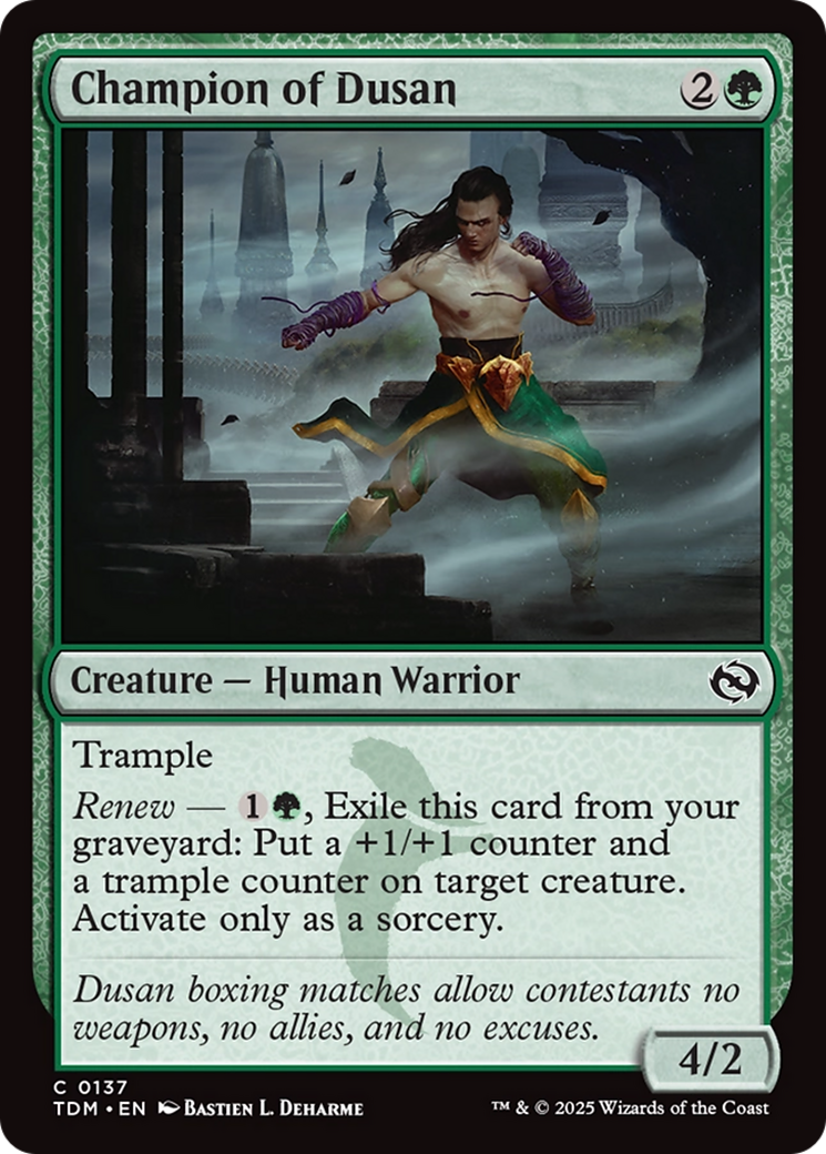 Champion of Dusan [Tarkir: Dragonstorm] | Gamers Paradise