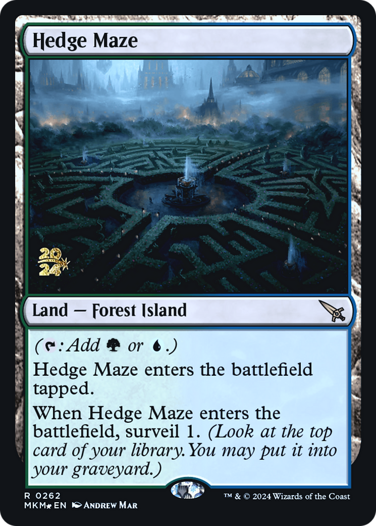 Hedge Maze [Murders at Karlov Manor Prerelease Promos] | Gamers Paradise