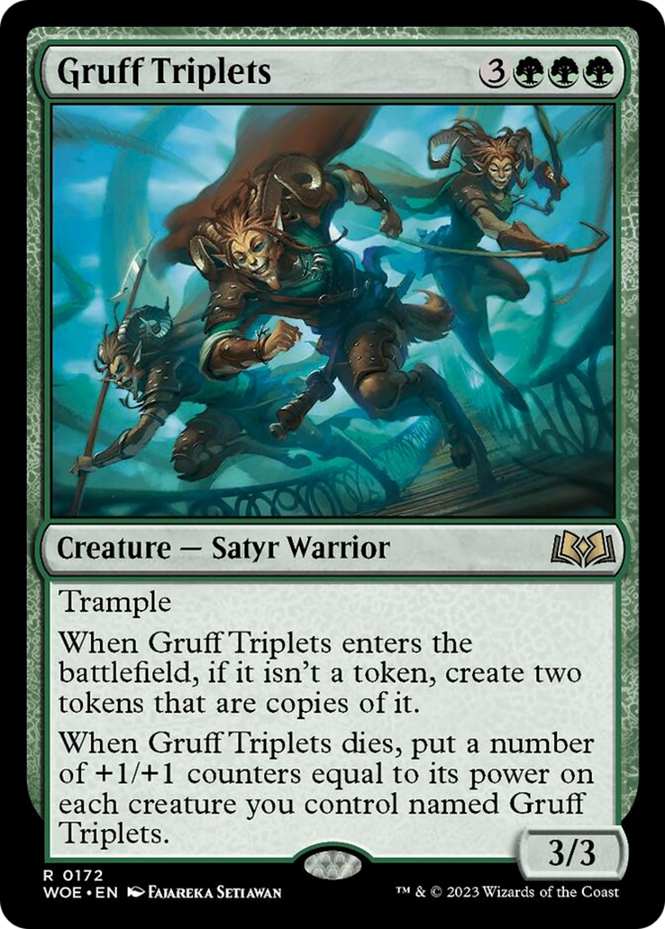 Gruff Triplets [Wilds of Eldraine] | Gamers Paradise