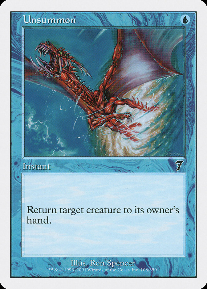 Unsummon [Seventh Edition] | Gamers Paradise