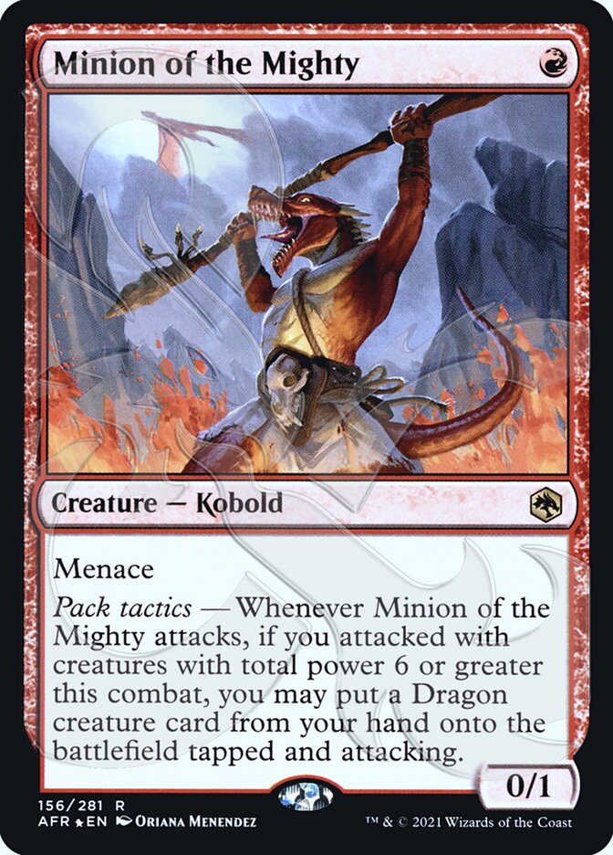 Minion of the Mighty (Ampersand Promo) [Dungeons & Dragons: Adventures in the Forgotten Realms Promos] | Gamers Paradise