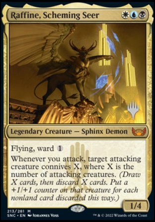 Raffine, Scheming Seer (Promo Pack) [Streets of New Capenna Promos] | Gamers Paradise