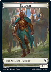 Soldier // Elf Warrior Double-Sided Token [Game Night: Free-for-All Tokens] | Gamers Paradise